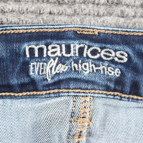 Maurices EverFlex High‑Rise Skinny Jeans Medium Wash Women’s Size 8 Reg - Picture 4 of 10